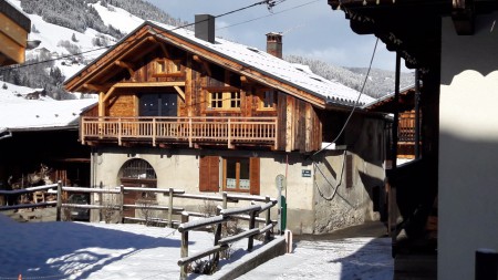 vue du chalet / hiver